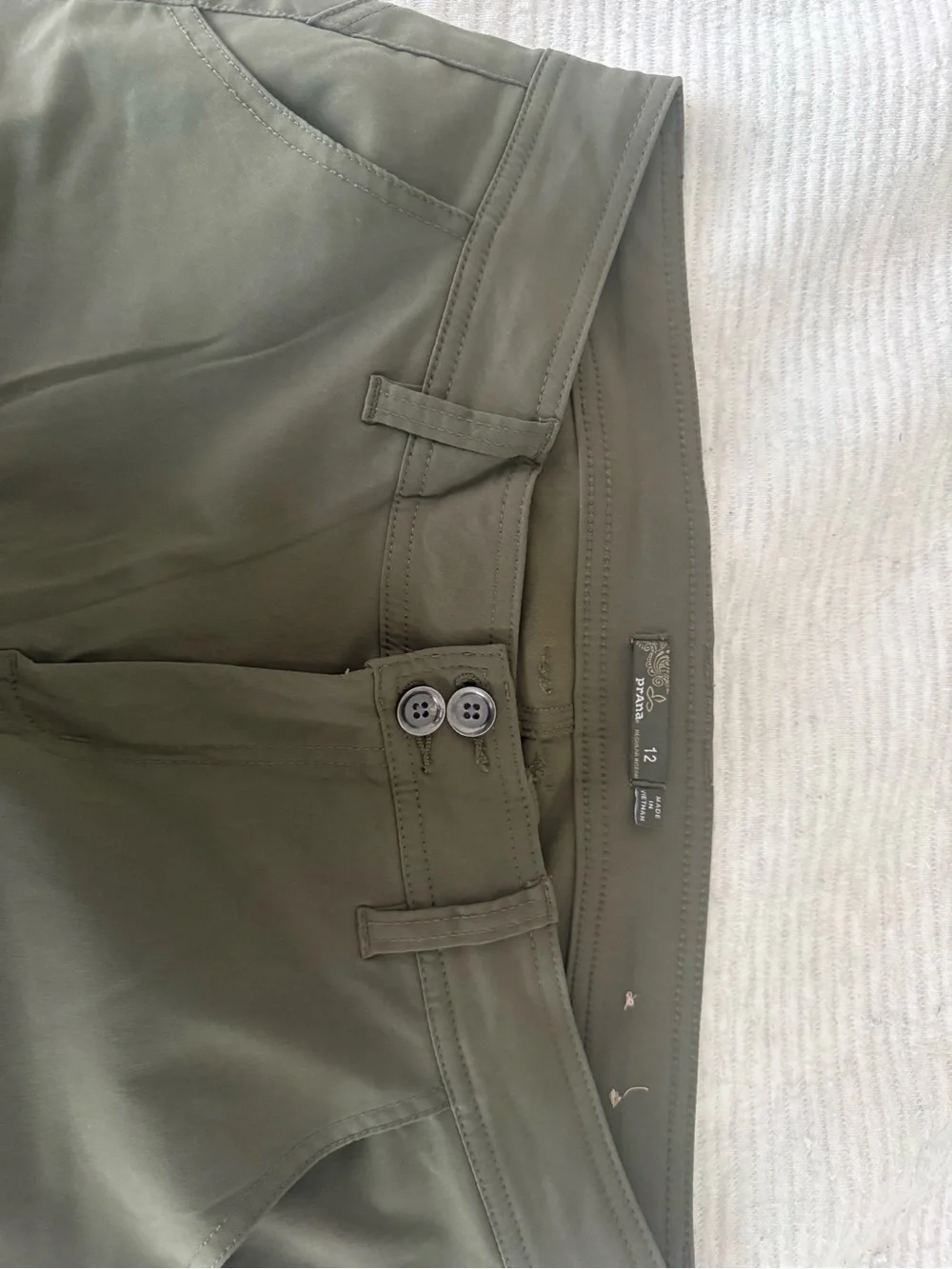 Prana Halle Pants Slate Green - Picture 2 of 3